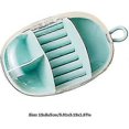 thumbnail image 5 of Small Jewelry Boxes Organizer Travel Jewelry Storage for Rings Earrings Necklaces Bracelets Plastic (Blue 1pc), 5 of 5
