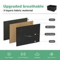 thumbnail image 3 of EDX Dresser for Bedroom with 10 Drawers, Tall Chest Organizer with Fabric Bins, Freestanding Storage Cabinet, Black, 3 of 8