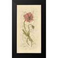 thumbnail image 2 of Marrott, Stephanie 9x14 Black Modern Framed Museum Art Print Titled - Poppy I, 2 of 5