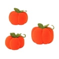 thumbnail image 2 of 3 piezas de juguete de peluche de calabaza simulada, adornos de calabaza falsa, decoración de calabaza creativa suave, estatua de calabaza para el, 2 of 9