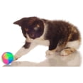 thumbnail image 2 of Pelota LED interactiva para perros (paquete de 2), con banda elástica intermitente y purpurina, 5,5 cm, 2 of 5