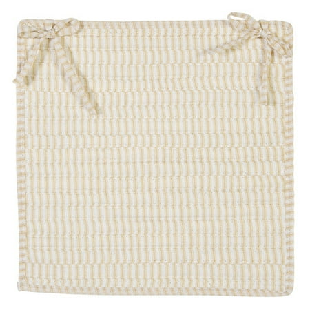 Colonial Mills Ticking Stripe Chair Pad Set Of 4