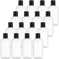 thumbnail image 1 of Botellas vacías de plástico Bekith de 8 oz/240 ml con tapas en la parte superior del disco x16, 1 of 7