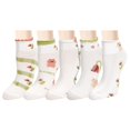 thumbnail image 1 of 5 uds. Calcetines divertidos de animales invisibles antideslizantes para niñas lindos calcetines cortos de gato novedad calcetines de corte bajo estampados coloridos Regalos para mamá, 1 of 5