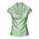 thumbnail image 5 of Camiseta de Manga Corta de Verano para las Mujeres Cuello de Vaca Color Sólido Casual, Camisetas de Manga Corta de las Mujeres Casual Elegante de Uso Diario, 5 of 7