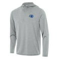 thumbnail image 2 of Men's Antigua Heather Gray Orlando Magic New Logo Tidy Quarter-Zip Hoodie, 2 of 3