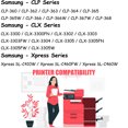 thumbnail image 2 of Printer Pro™ Samsung 406/CLT-406/CLT-K406S Compatible Black Toner Cartridge-Samsung Printer CLP-365/CLX-3305/C410, 2 of 4