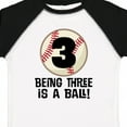 thumbnail image 4 of Inktastic 3rd Birthday Baseball 3 Year Old Boy Boys or Girls Toddler T-Shirt, 4 of 5