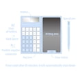 thumbnail image 3 of Calculadora Matemática, Pantalla LCD, 12 Botones Grandes, Calculadora Manuscrita Silenciosa Para El Hogar De La Escuela De Negocios, 3 of 7