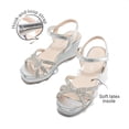 thumbnail image 6 of DREAM PAIRS Girls' Wedge Heel Sandals with Adjustable Strap, Non-Slip Sole Dress Sandals for Kids, 6 of 6