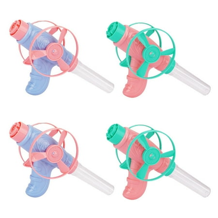

4pcs Flying Super Saucer Launcher Shooter Flying Disc Toys Fun Fly Toys