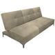 thumbnail image 1 of Sofa Cama Reclinable El Bazar Store Vegas Terciopelo Beige Futon 3 posiciones Sala, 1 of 6