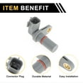 thumbnail image 3 of Unique Bargains 1 Pc No.2500606800 Crankshaft Position Sensor for Ford Focus 2011-2016 Sturdy Car Engine Crank CKP Sensor, 3 of 6
