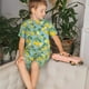 thumbnail image 4 of Fotbe Lemon (3) Pijama Estampada de 2 Piezas para Niños – Ropa de Dormir de Manga Corta Cómoda para Niños y Niñas, Camiseta y Shorts de Algodón-Small, 4 of 6