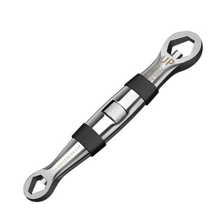 

Famure Chrome Vanadium Steel Adjustable Wrench Heavy Duty Chrome Vanadium Steel Spanner With Double Head Design Telescopic Pole Design Portable Wrenches for Home Repair 7.67 Inch enjoyment