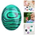 thumbnail image 2 of Artificial Crystal Stone, 1.57''X2.36'' Crystals Stone Polished Gemstone for Meditation Energy Balancing Therapy Massage Gifts,Crystal Stones for Anxiety Stress Relief Meditation(Green2), 2 of 8