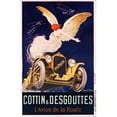 thumbnail image 2 of Jean d'Ylen 17x24 Gold Ornate Framed and Double Matted Museum Art Print Titled - Cottin and Desouttes, the Road to the Road (1926), 2 of 4