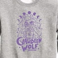 thumbnail image 3 of Monster High - Clawdeen Wolf Moon Phases - Toddler And Youth Crewneck Fleece Sweatshirt, 3 of 5