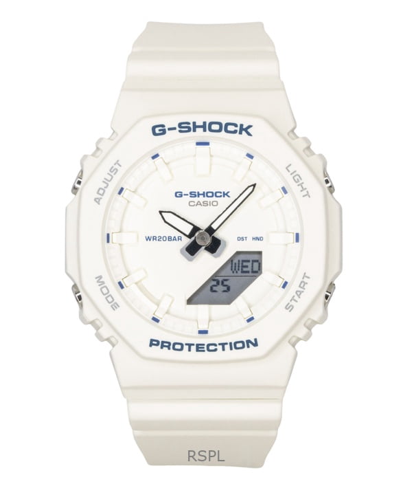 Casio G-Shock Analog Digital Bio-Based Resin Strap White Dial