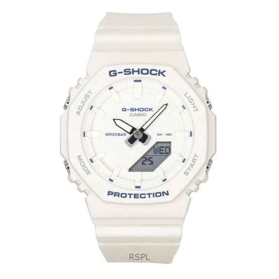 Casio G-Shock Analog Digital Bio-Based Resin Strap Ivory Dial Quartz GMA-P2100BA-7A 200M Women's Watch