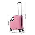 thumbnail image 6 of Eonox Kids Carry-On Luggage with Seat, 20 Inch Children's Travel Suitcase with 4 Spinner Wheels, Large Capacity Rolling Suitcase for Airplane, 6 of 6