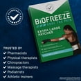 thumbnail image 5 of Biofreeze XL Back Pain Relief Patches, Back Knee Muscle Joint and Arthritis Pain Relievers, 4 Count, 5 of 13