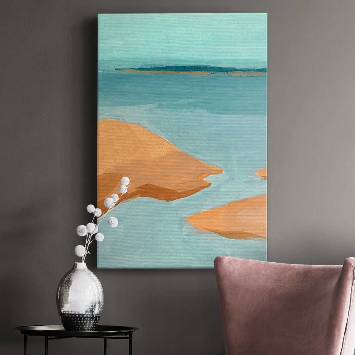 Out on the Sandbar IV Premium Gallery Wrapped Canvas - Ready to Hang