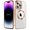 Gold, variant on Magnetic Clear Case with Camera Lens Film Protection for iPhone 11 Pro (5.8 Inch),Compatible with MagSafe Wireless Charging,Stylish Plating Shockproof Transparent Slim Phone Case,Gold