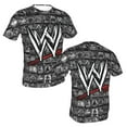 thumbnail image 4 of Mens Wwe 3d Print T-Shirt Crewneck Short Sleeve Tee Shirt, 4 of 7