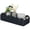 Black, variant on Scalloped Toilet Paper Storage Basket W/Handle for Home Decor | Paper Rope Toilet Organizer Basket for Countertop, Over Toilet Shelf, End Table, Living Room, Bedroom Decor & More, Neutral