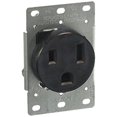 thumbnail image 6 of Leviton 5374-S00 50 Amp, 250 Volt, Flush Mounting Receptacle, Straight Blade, Industrial Grade, Grounding, Black, 1-Pack, 6 of 6