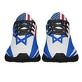 thumbnail image 5 of Israel United Sttes US Israel American flag Shoes Sneakers Black Size 12, 5 of 7