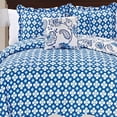 thumbnail image 3 of Serenta Paisley Flowers 4 Piece Reversible Coverlet Set, 3 of 4