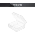 thumbnail image 3 of HUGFEGWE 2 x 18650 Battery Storage Case Holder Organizer Box Transparent 2Pcs U2536-18136, 3 of 7