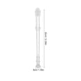 thumbnail image 2 of Phenofice 1 Set Plastic Recorder ABS Transparent Wind Instrument for Students Classroom, 2 of 6