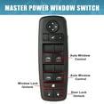 thumbnail image 3 of Interruptor del elevalunas eléctrico del lado del conductor Interruptor de control maestro del elevalunas eléctrico 68184803AA para Jeep Grand Cherokee 2014-2018, 3 of 10