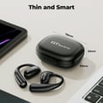 thumbnail image 5 of GTbeans E20 Open-Ear Earphones OWS Ear Hooks Wireless Bluetooth 6.0 Headphones IP55 Waterproof 56 Hrs Playtime 4 Mic Clear Call Sports Earbuds, Black, 5 of 8