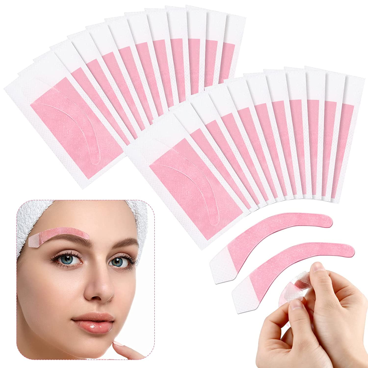 Wax Strips Face Eyebrow Shaper Wax Strips Cold Waxing Strip for Eyebrow