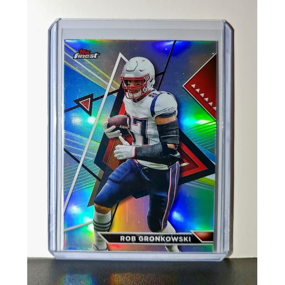 Rob Gronkowski 2023 Topps Finest Refractor NFL #213 Card Patriots
