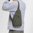 thumbnail image 4 of JVBTVB Unisex Sling Chest Bag for Men Women, Lightweight Nylon Crossbody Backpack with Adjustable Strap Anti Theft, Water Resistant Casual Daypack for Outdoor Sports Travel Work Daily Use, 4 of 7