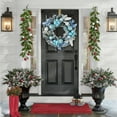 thumbnail image 6 of Christmas Decoration Wreath Door Hanging Christmas Scene Arrangement Wall Hanging Decor, PVC Material, Suitable for Entry Doors and Hallways, Reusable, Elegant Design, 6 of 7
