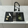 thumbnail image 3 of VIGO  Hampton 28 in. Stainless Steel Sink with Edison Faucet and Soap Dispenser, 3 of 5