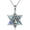 star of david-tree, variant on Star of David Necklace Sterling Sliver Abalone Shell Tree of Life Necklace Jewish Jewelry Gifts for Women Men