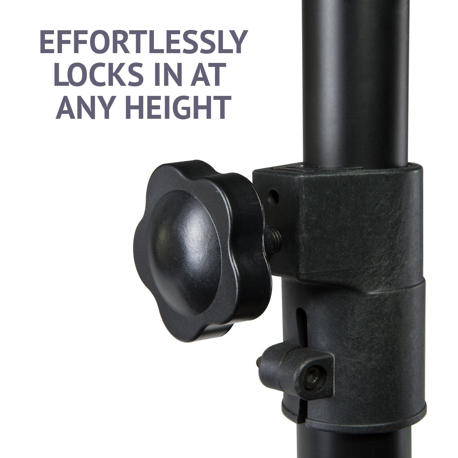 LyxPro SMT-2 Professional Microphone Stand Heavy Duty 90”, Rolling Casters Included