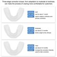 thumbnail image 4 of Aparatos de ortodoncia dentales, corrector de retención de dientes transparente, refuerzo de silicona para enderezar, protector bucal para deportes atléticos y rechinar los dientes(Moderar) Unbranded 1411200362712, 4 of 7