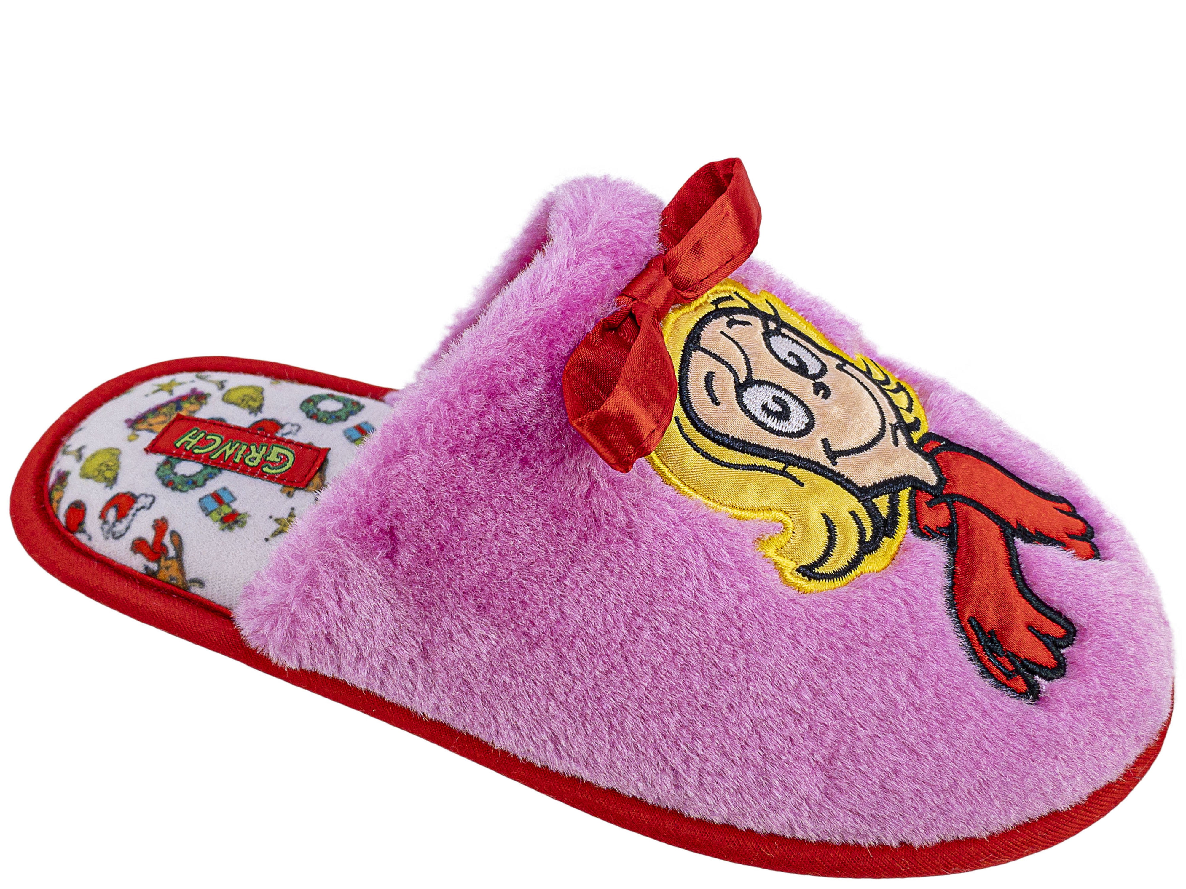 Dr. Seuss Missy Girls Grinch Slipper