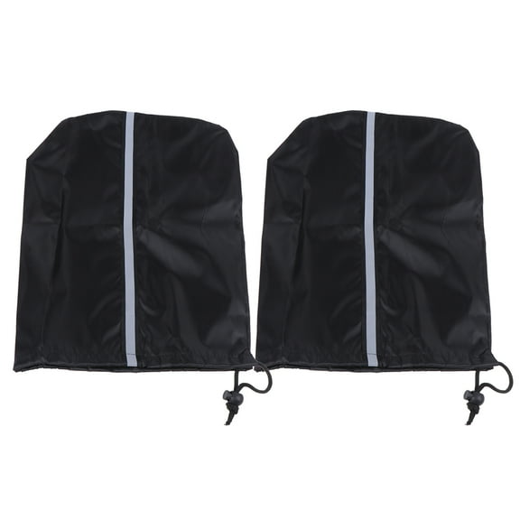 Himition 1 Pair 33x27cm Auto Side Mirror Covers Car Rear View Back Mirror Protector Mirror Sleeve for Ordinary Vehicle Type (Black)