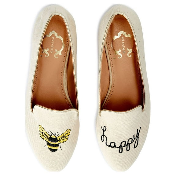 C. Wonder Women's Conversational Smoking Flat