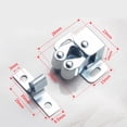 thumbnail image 5 of Double Roller Catch, Heavy Duty Cabinet Latch for Wide Use, Easy Installation Ensures Secure Closure of Home Kitchen Tools, Cold Rolled Steel Construction, 5 of 5