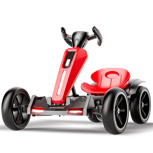 Fanttikride 12V Electric Wiggle Car, 2-in-1 Ride On Toy with Pedal